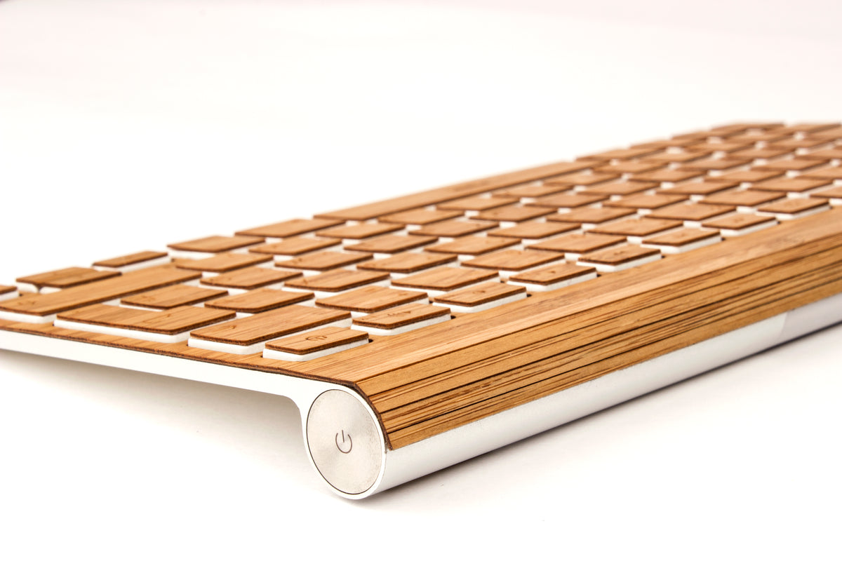 imac bamboo Keyboard Wood Sticker Decal Skin Cover Case 11 13 15 12 inch in .jpg