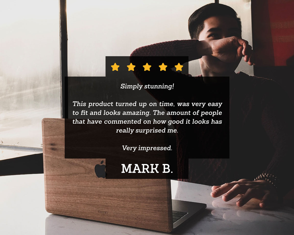 Teak Leaf – Story of Drought - Macbook Wood Skin