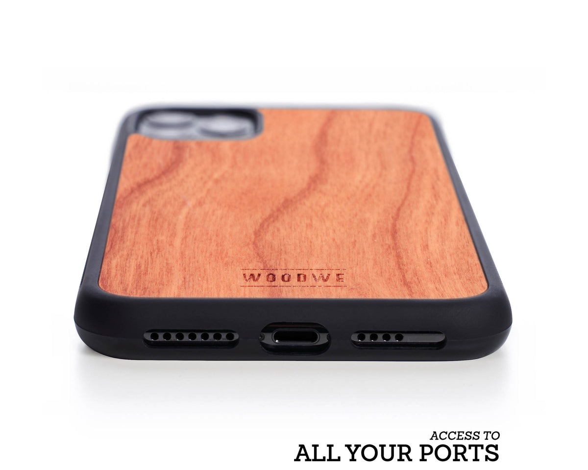iphone case cover wood protection protective cherry