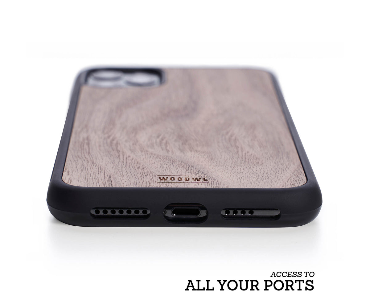 iphone case cover wood protection protective walnut
