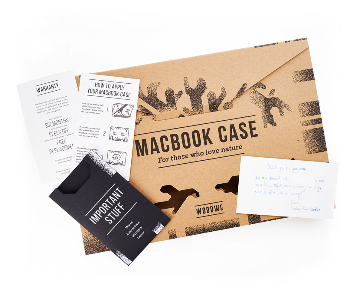 MACBOOK PROTECTIVE CASE - Real Walnut Wood