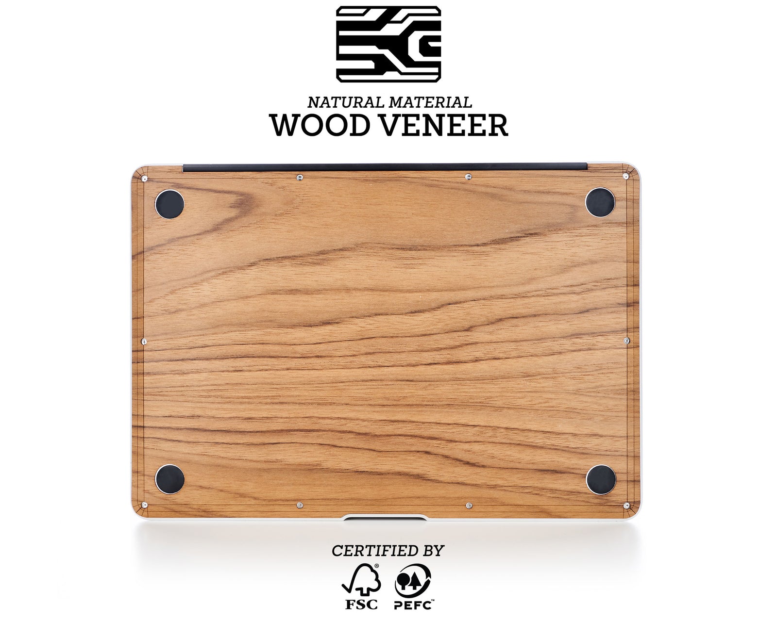 Teak Leaf – Story of Drought - Macbook Wood Skin