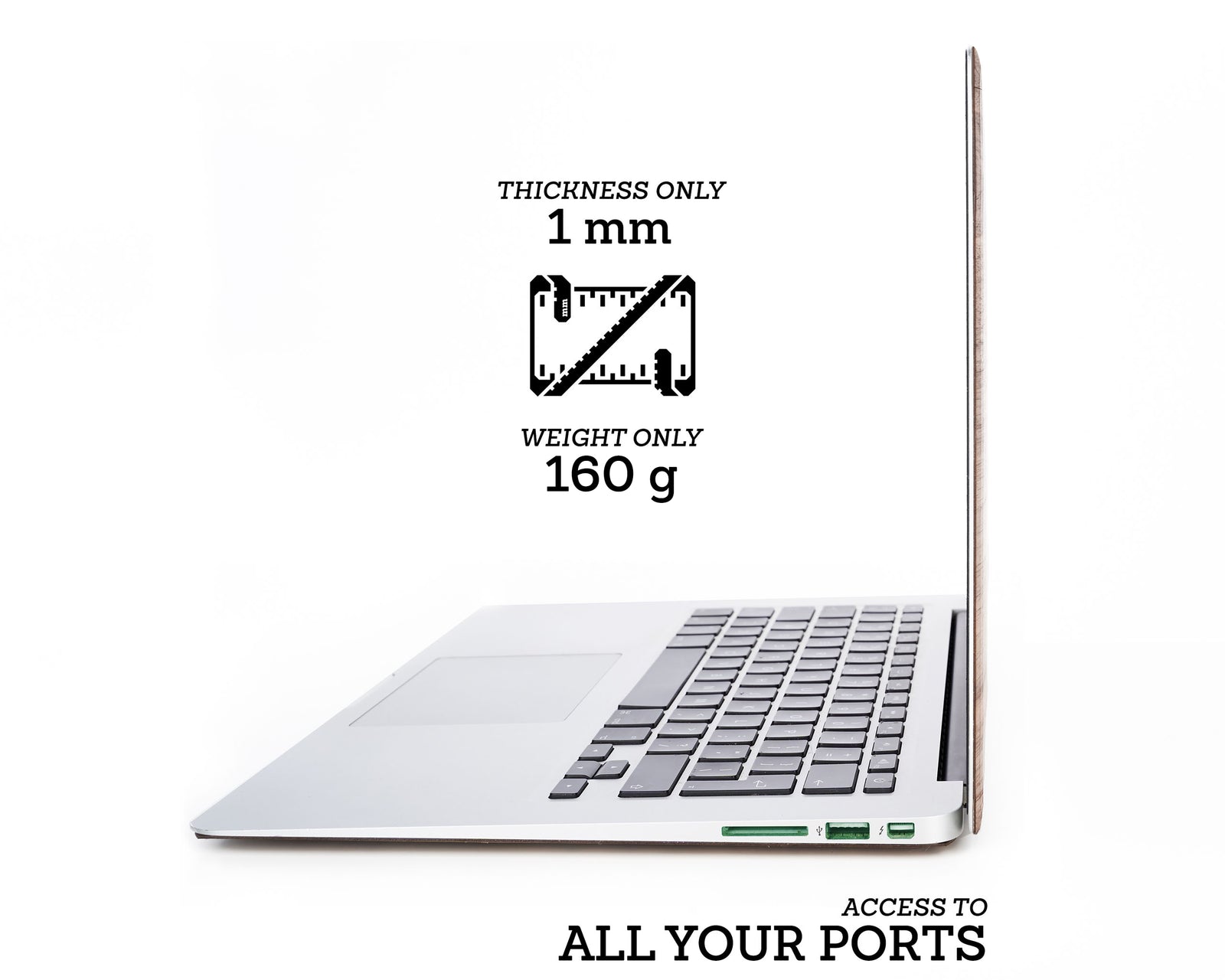 Sun - Macbook Wood Skin