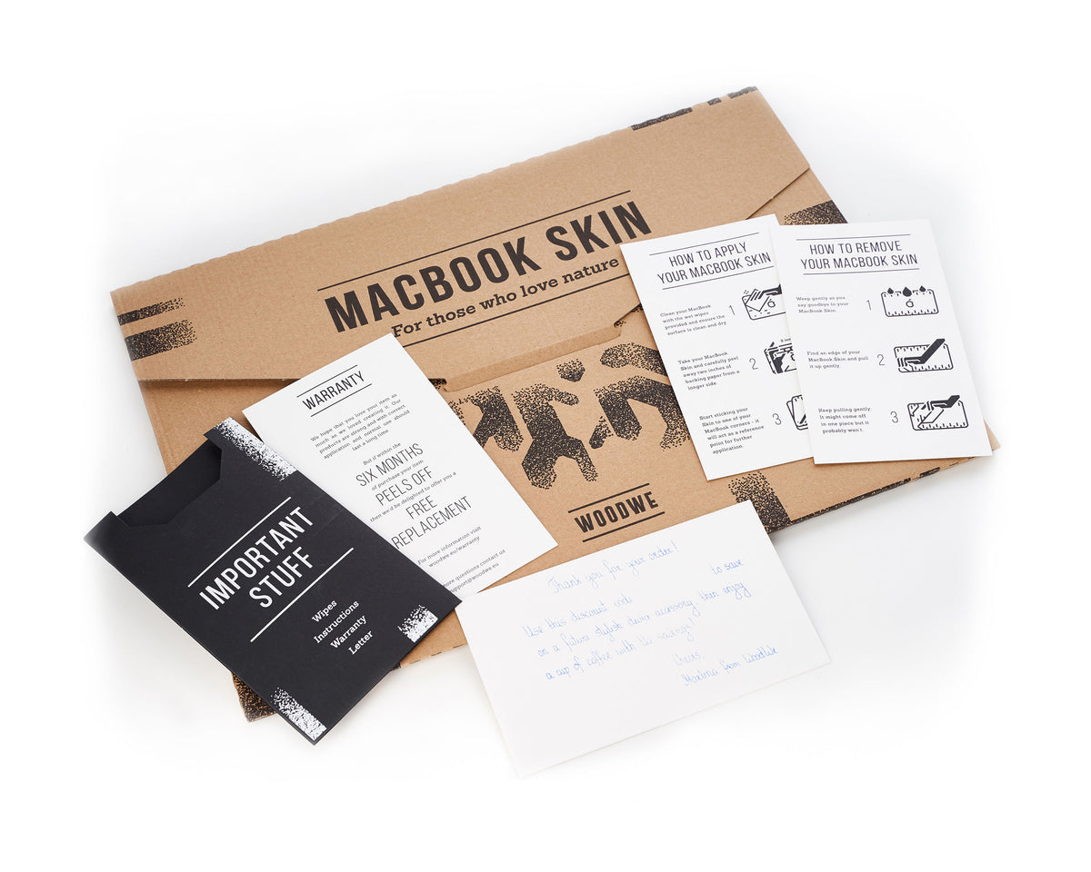 Teak Leaf – Story of Drought - Macbook Wood Skin